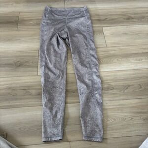 Glyder Womens Print Leggings High Waist Activewear Athletic Pants Medium